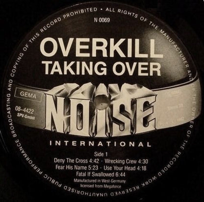 Overkill : Taking Over (LP, Album)