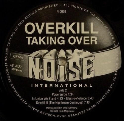 Overkill : Taking Over (LP, Album)