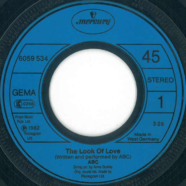 ABC : The Look Of Love (Parts One And Two) (7", Single)