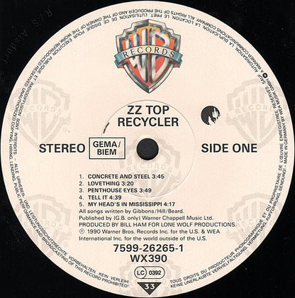 ZZ Top : Recycler (LP, Album)