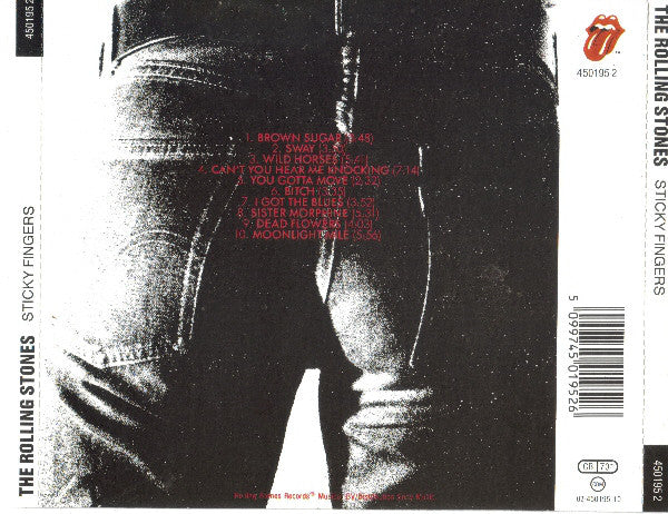 The Rolling Stones : Sticky Fingers (CD, Album, RE)