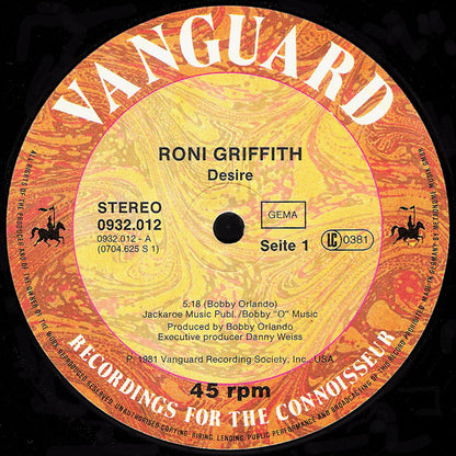 Roni Griffith : Desire (12")