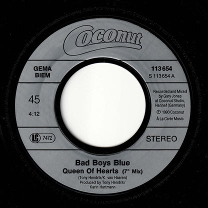 Bad Boys Blue : Queen Of Hearts (7", Single)