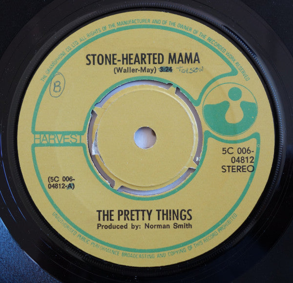 The Pretty Things : Stone-Hearted Mama (7", Single)