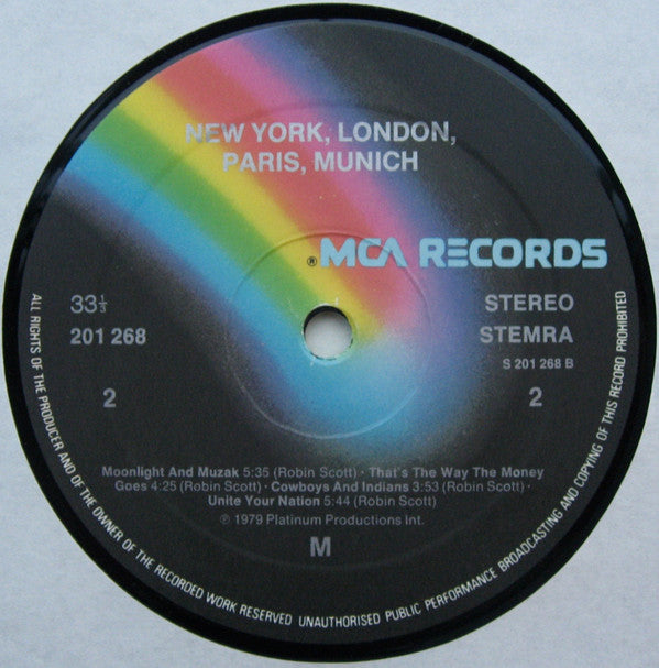 M (2) : New York, London, Paris, Munich (LP, Album, RE)