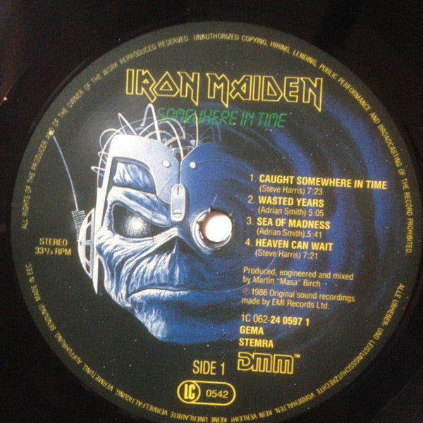 Iron Maiden : Somewhere In Time (LP, Album)