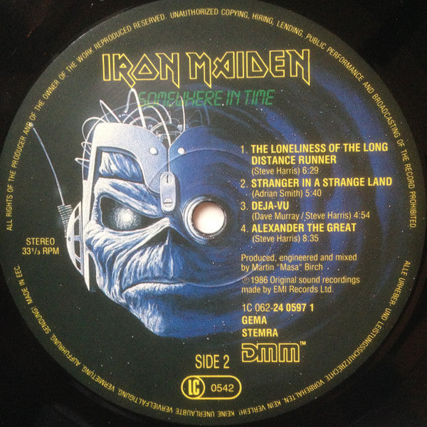 Iron Maiden : Somewhere In Time (LP, Album)