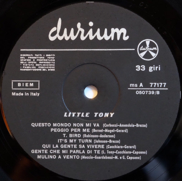 Little Tony : Questo Mondo Non Mi Va (LP, Album)