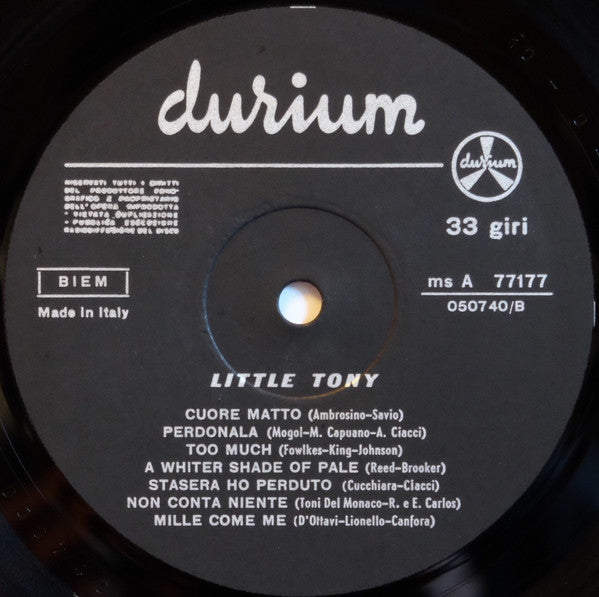 Little Tony : Questo Mondo Non Mi Va (LP, Album)