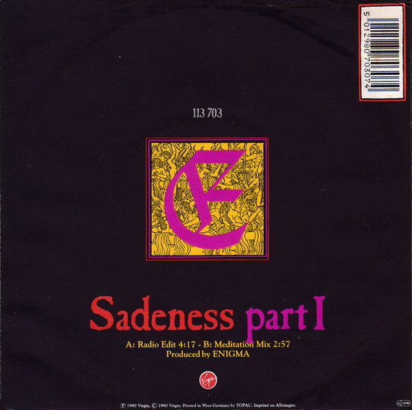 Enigma : Sadeness Part I (7", Single)