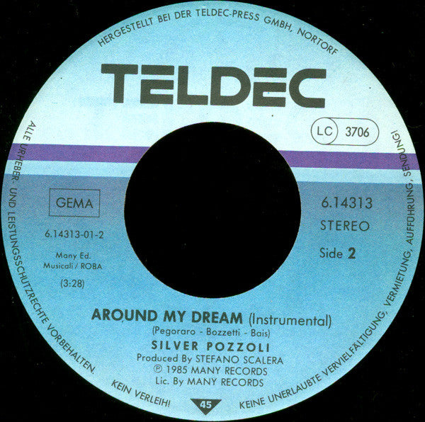 Silver Pozzoli* : Around My Dream (7", Single)