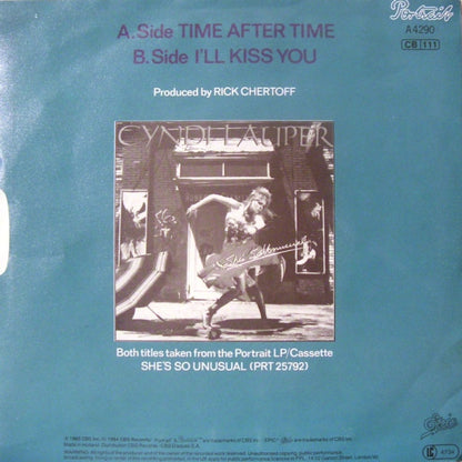 Cyndi Lauper : Time After Time (7", Single)