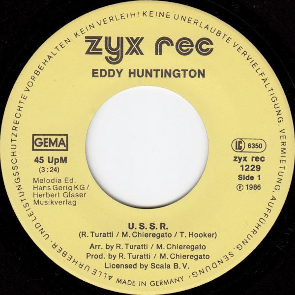 Eddy Huntington : U.S.S.R. (7", Single)