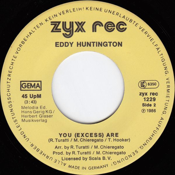 Eddy Huntington : U.S.S.R. (7", Single)