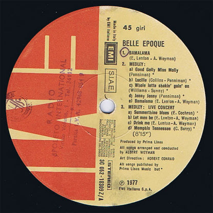 Belle Epoque : Bamalama (12")