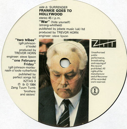 Frankie Goes To Hollywood : Two Tribes (Carnage) (12", Single)