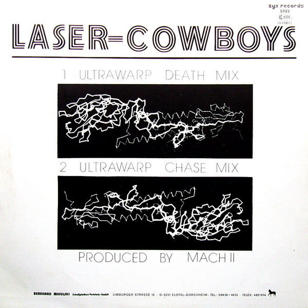 Laser-Cowboys : Ultra Warp (12", Maxi, MP)