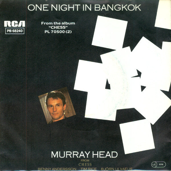 Murray Head : One Night In Bangkok (7", Single)