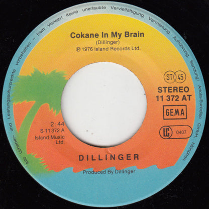 Dillinger : Cokane In My Brain  (7", Single)