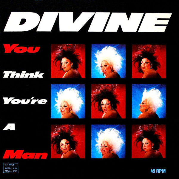 Divine : You Think You're A Man (12", Maxi)