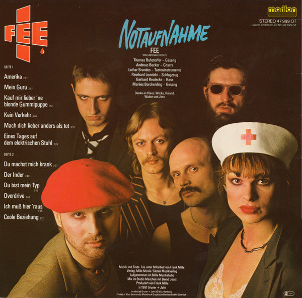 FEE : Notaufnahme (LP, Album)