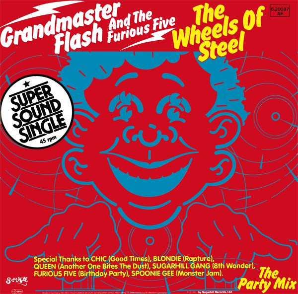 Grandmaster Flash And The Furious Five* : The Wheels Of Steel (12", Single)