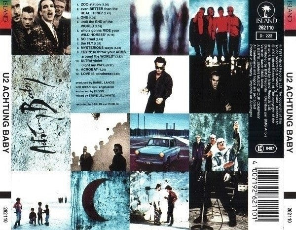 U2 : Achtung Baby (CD, Album, Son)