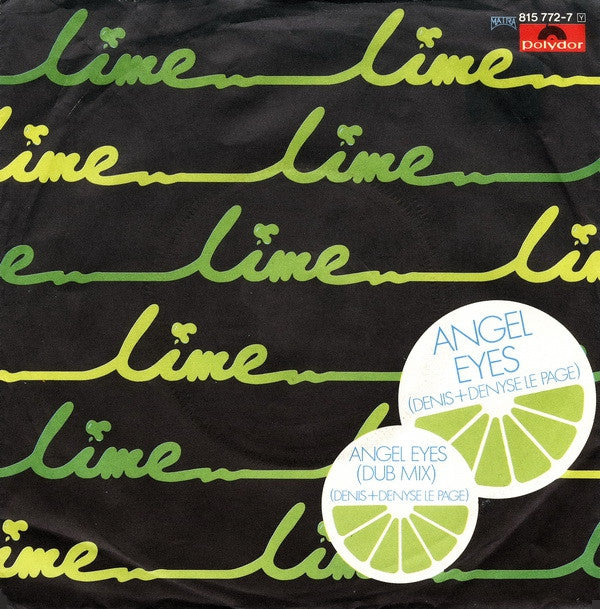 Lime (2) : Angel Eyes (7", Single)