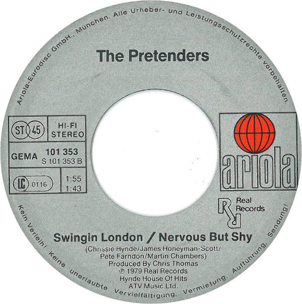 Pretenders* : Brass In Pocket (7", Single)