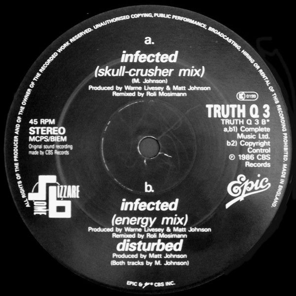 The The : Infected (The Skullcrusher Mix) (12", Single)