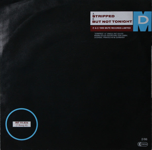 Depeche Mode : Stripped (7", Single)