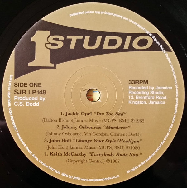 Various : Studio One Rude Boy (2xLP, Comp, RP)