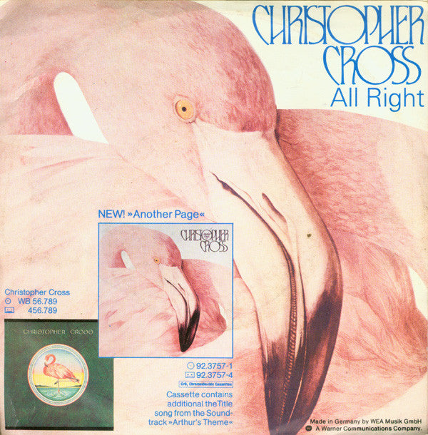 Christopher Cross : All Right (7", Single)