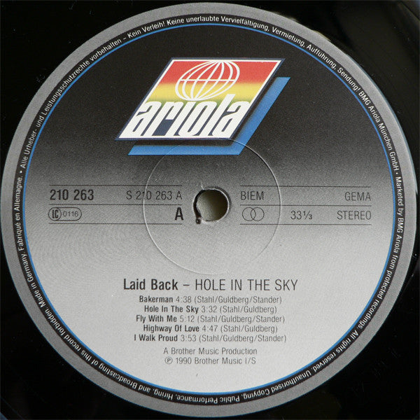 Laid Back : Hole In The Sky (LP, Album)