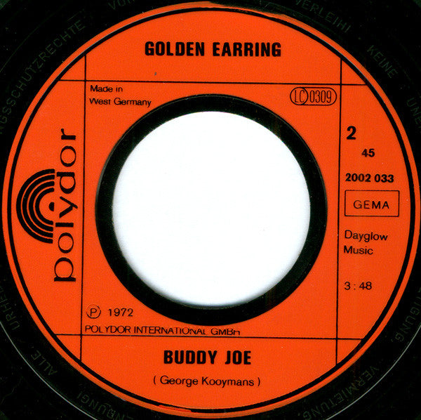 Golden Earring : Radar Love / Buddy Joe (7", Single)