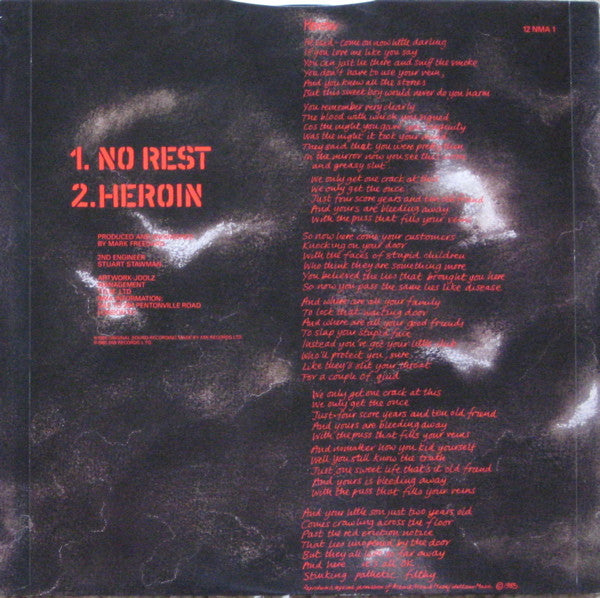 New Model Army : No Rest / Heroin (2x12", Single, Ltd)