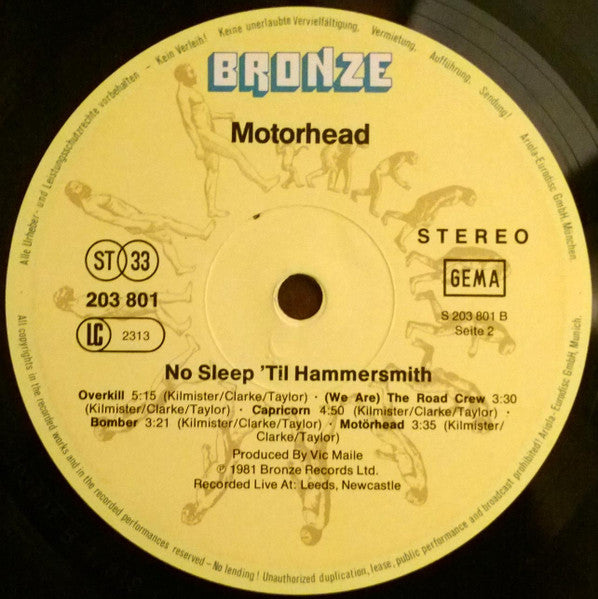 Motörhead : No Sleep 'Til Hammersmith (LP, Album)