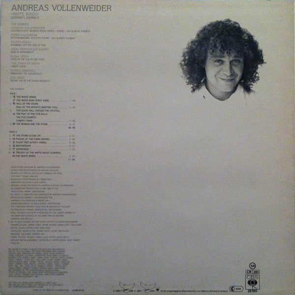 Andreas Vollenweider : White Winds (LP, Album)