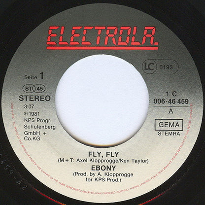 Ebony (10) : Fly, Fly (7", Single)