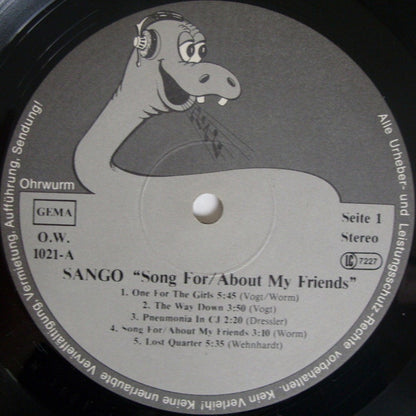 Sango (2) : Song For / About My Friends (LP, Album)