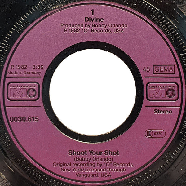 Divine : Shoot Your Shot (7", Single)