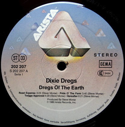 Dixie Dregs : Dregs Of The Earth (LP, Album)