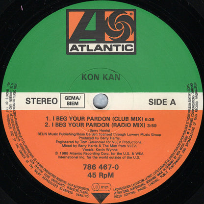 Kon·Kan* : I Beg Your Pardon (12")