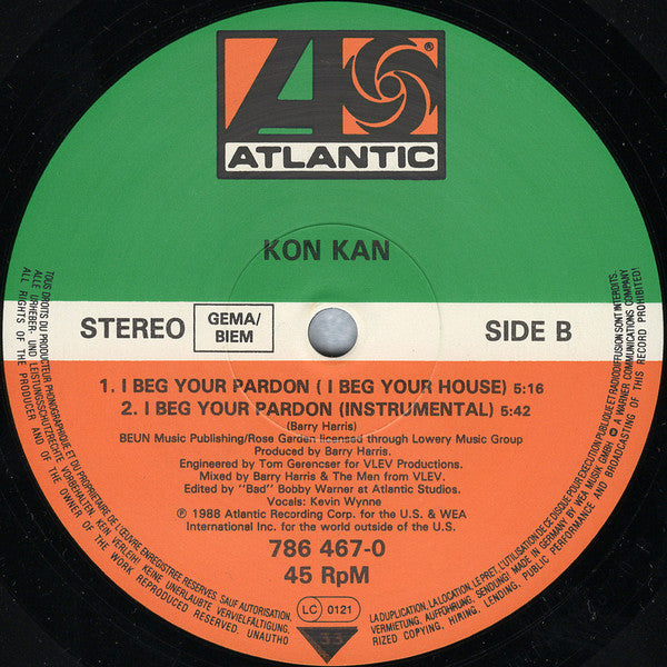 Kon·Kan* : I Beg Your Pardon (12")