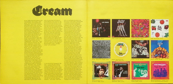 Cream (2) : Pop History Vol. 1 (2xLP, Comp, Gat)