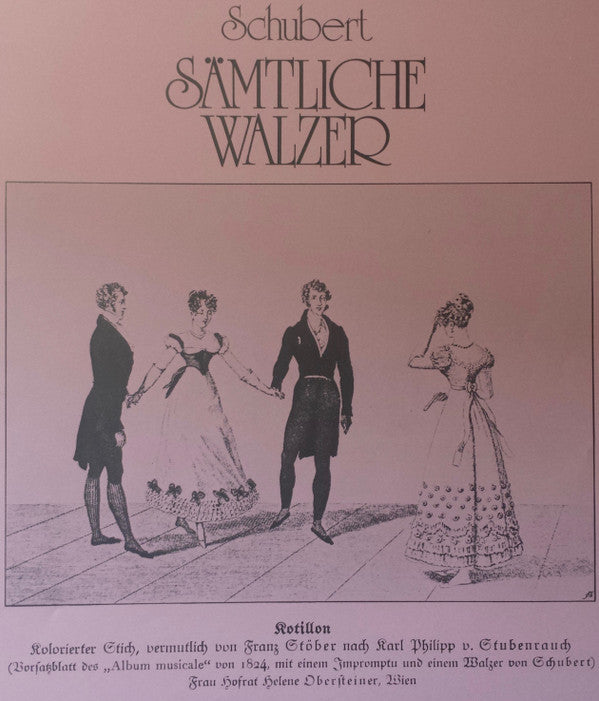 Schubert* - Paolo Bordoni : Sämtliche Walzer Für Klavier (LP, RE + 2xLP, Quad + Box, Comp)