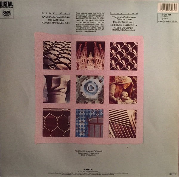 The Alan Parsons Project : Gaudi (LP, Album)