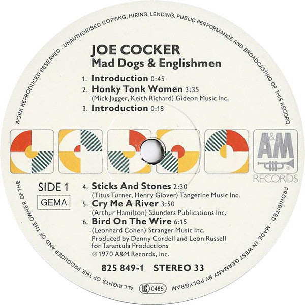 Joe Cocker : Mad Dogs & Englishmen (2xLP, Album, RE, Gat)