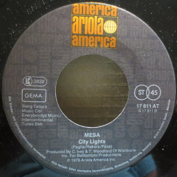 Mesa (9) : Sailing Ships (7", Single)