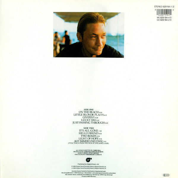 Chris Rea : On The Beach (LP, Album, Sil)